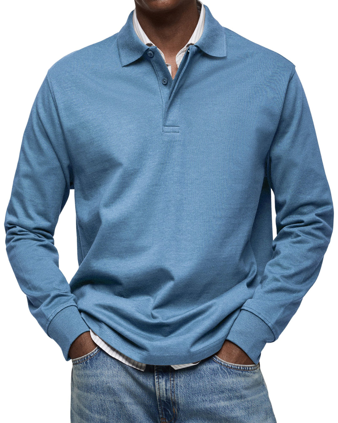 Jean™ | Polo Décontracté à Manches Longues