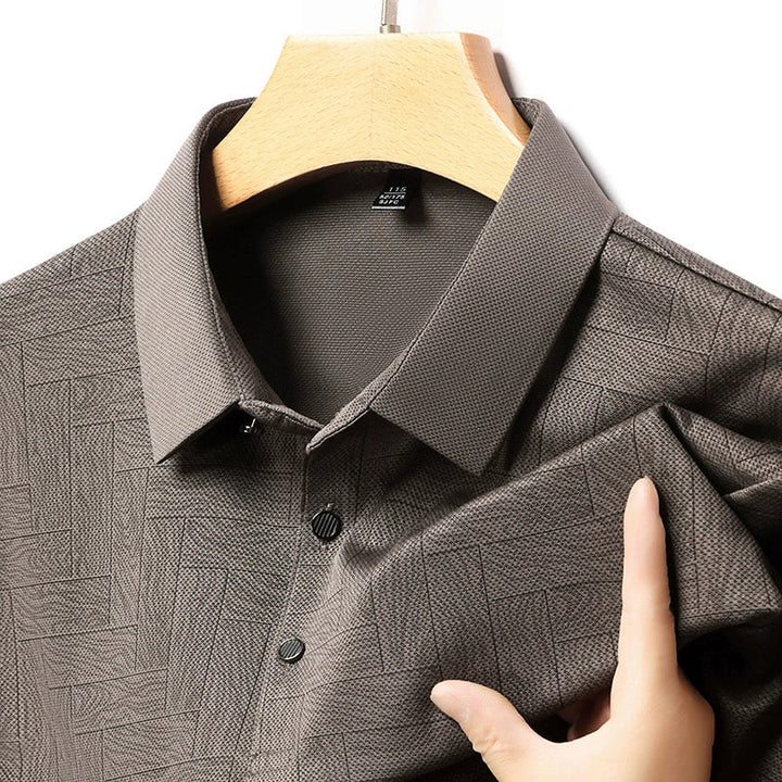 Jean et Marcel™ | Polo Élégant Pour Homme Avec Motif Subtil