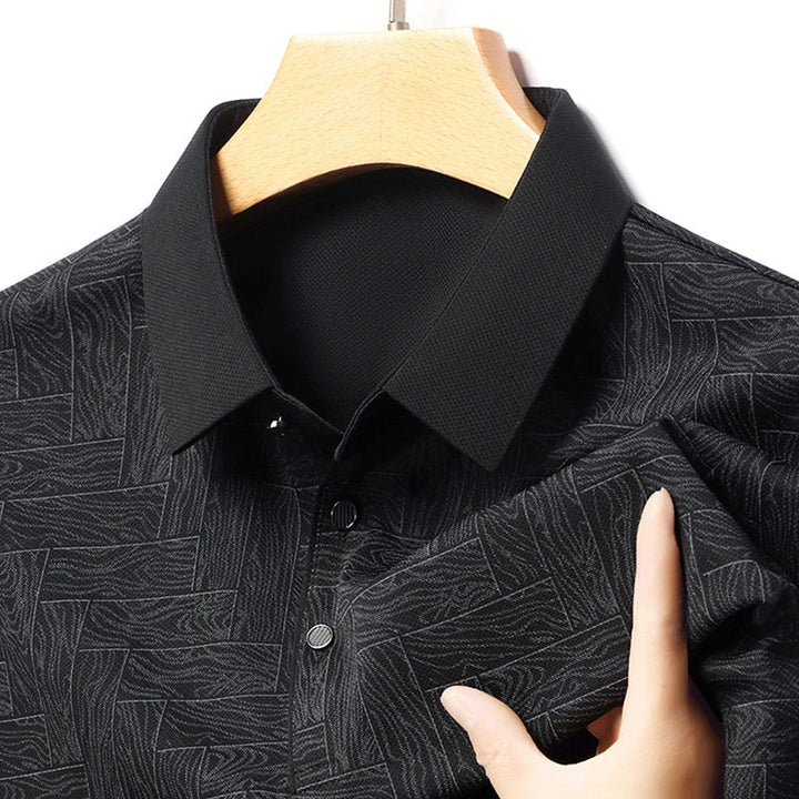 Jean et Marcel™ | Polo Élégant Pour Homme Avec Motif Subtil