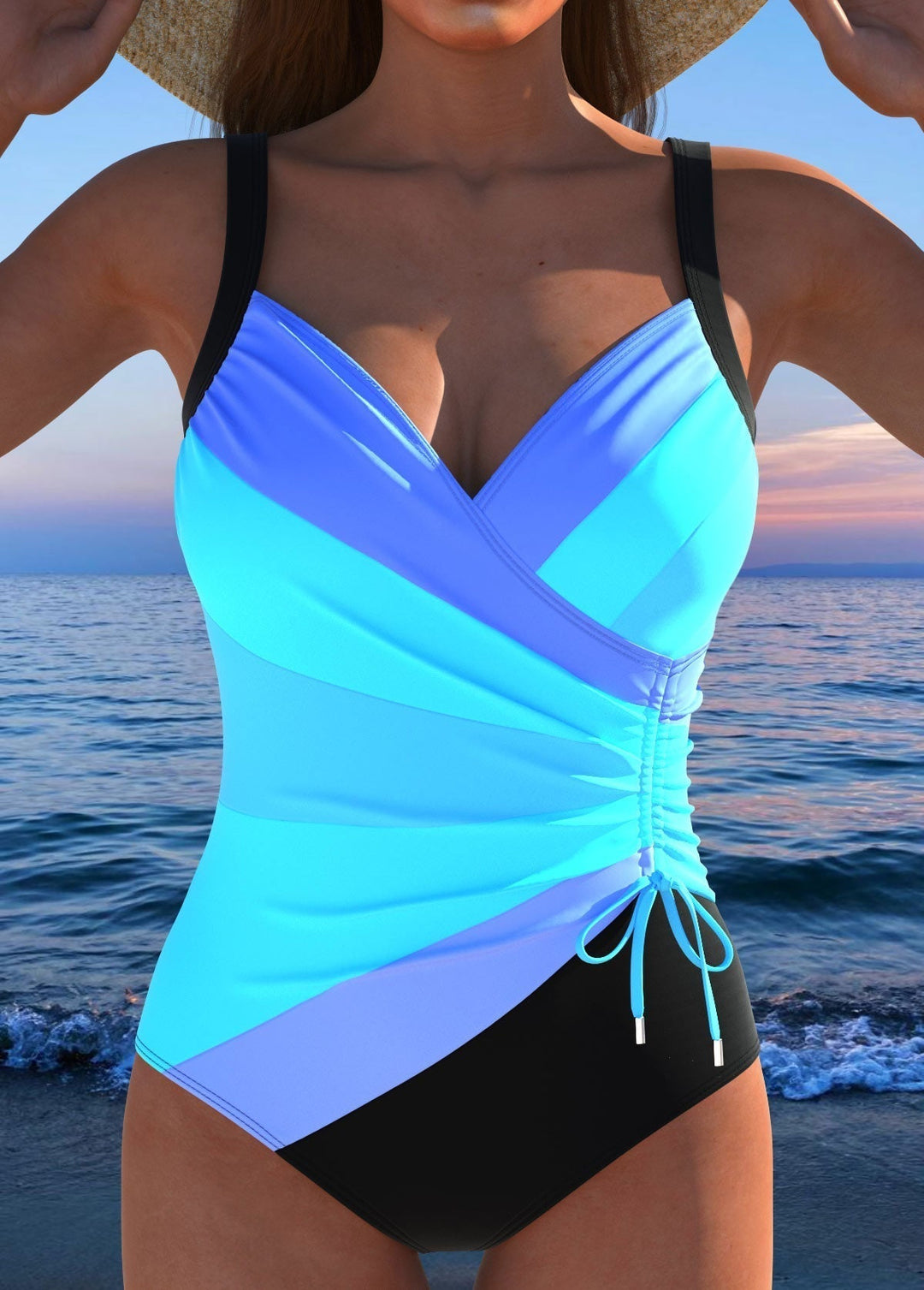 Serena | Tummy-Smoothing Surplice Swimsuit