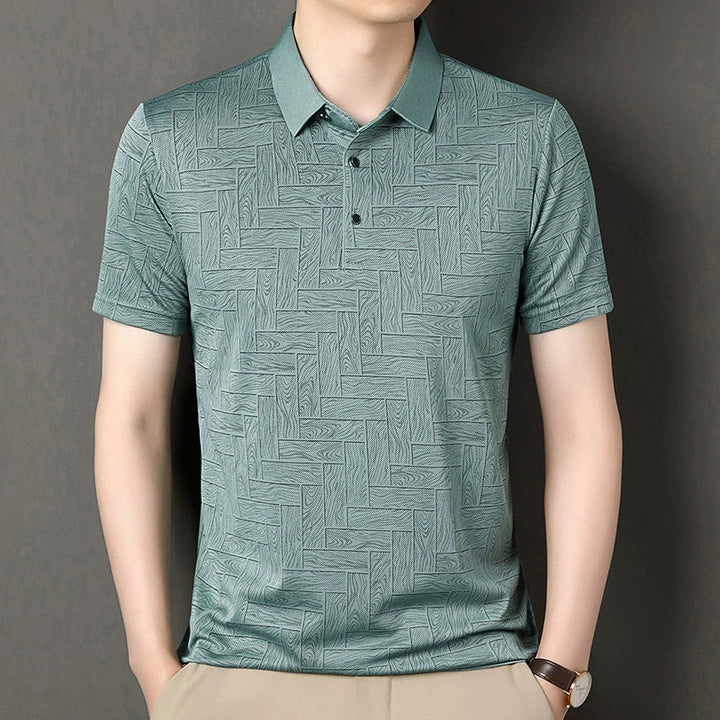 Jean et Marcel™ | Polo Élégant Pour Homme Avec Motif Subtil