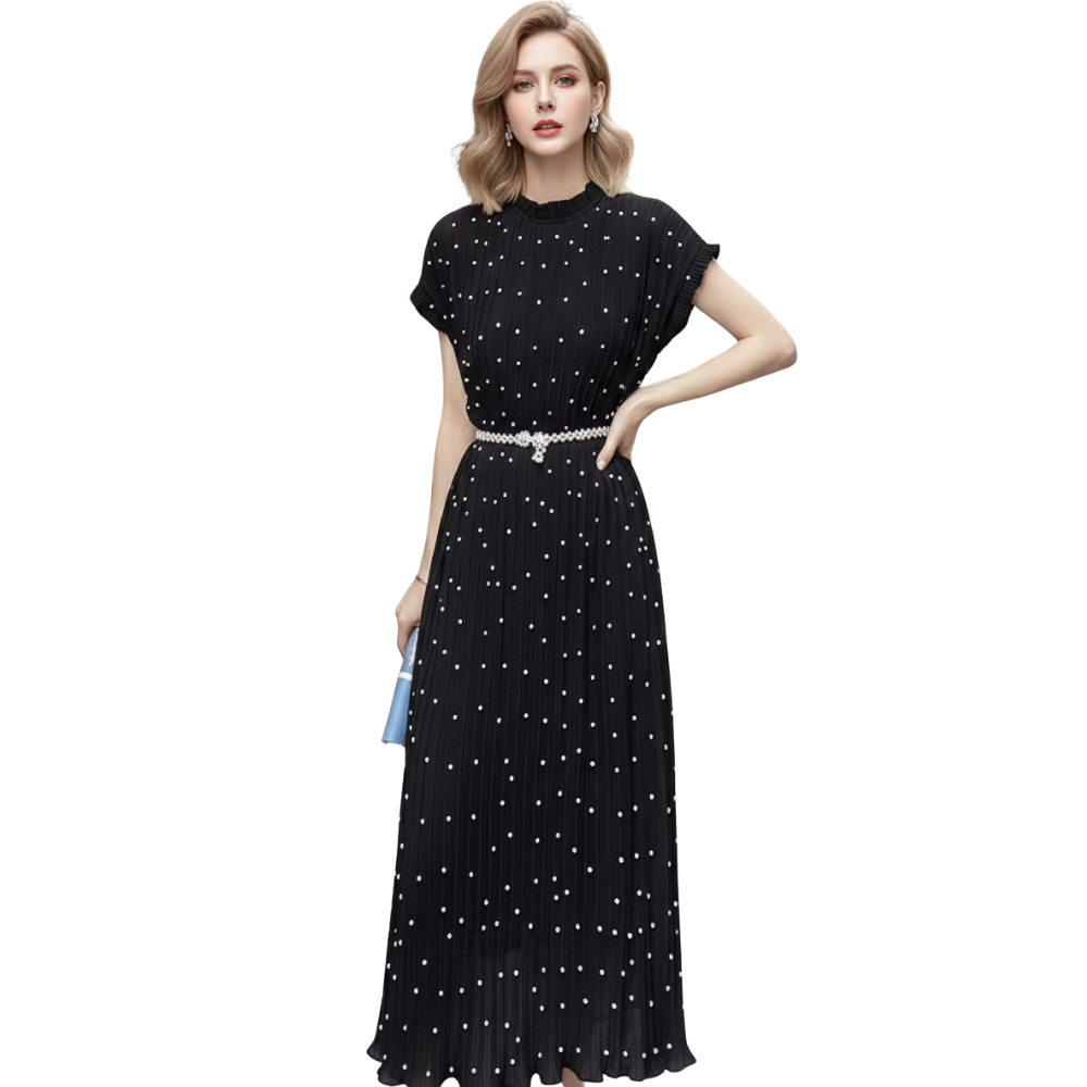 ZaZa | Дълга рокля с мъниста Exclusive Blossom Row California Design