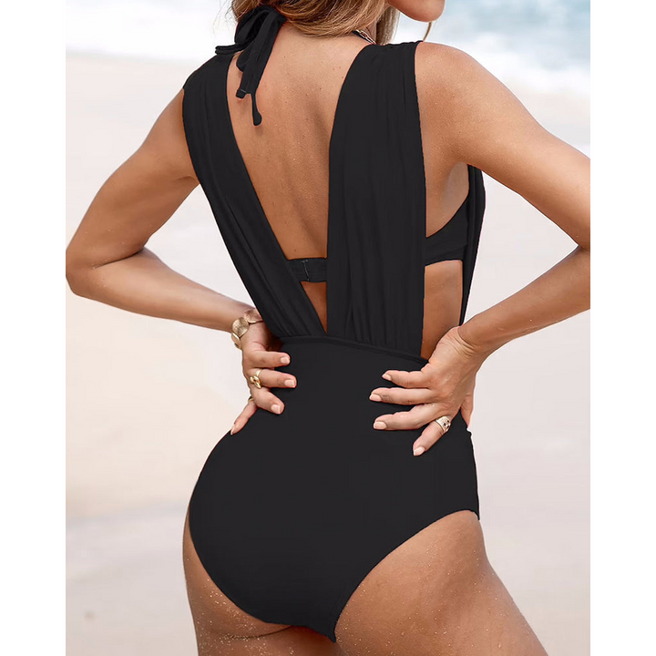 Scarlett | Ruched Twist-Front Swimsuit