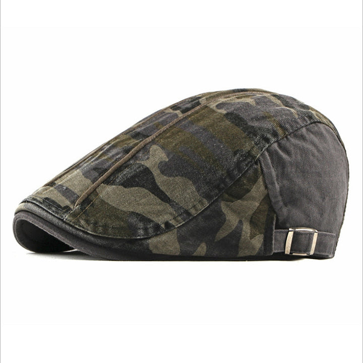 Casquette en coton camouflage