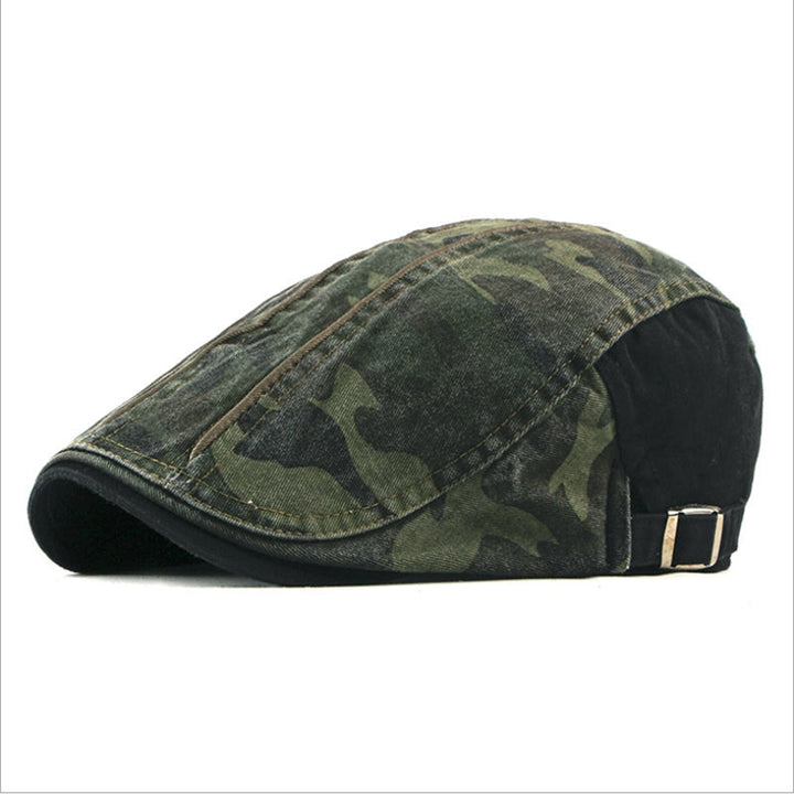 Casquette en coton camouflage