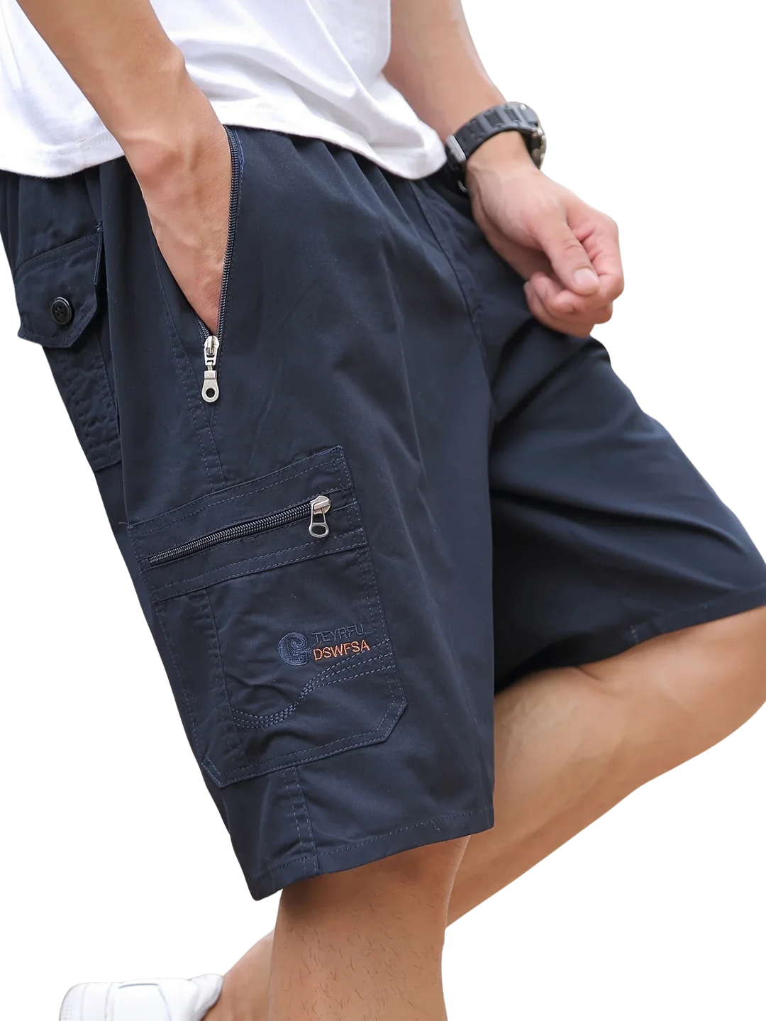Didier™ | Short cargo léger avec poches