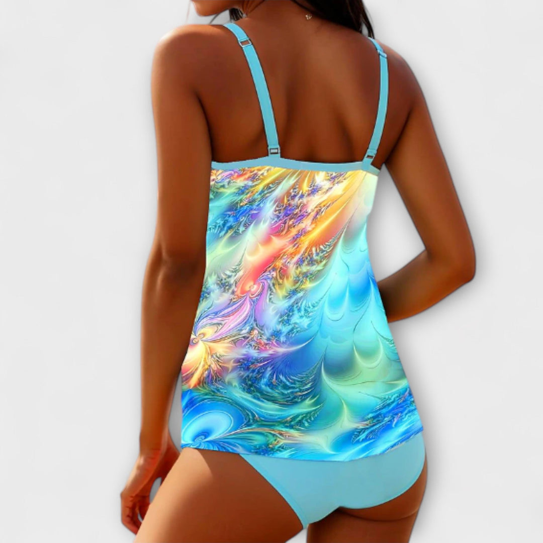 Patricia | Printed Tankini Set
