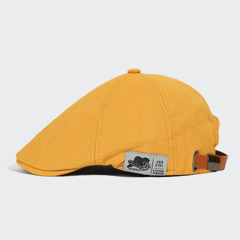 Casquette Plate Classique en Laine - Solution Élégante pour Cheveux Clairsemés