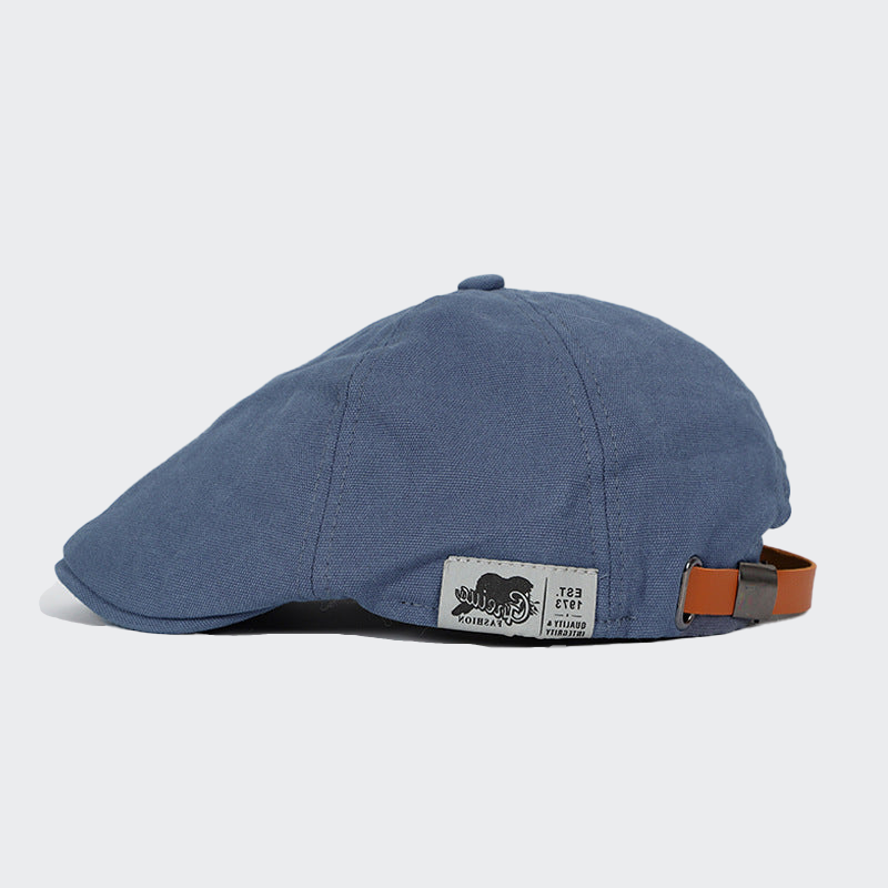 Casquette Plate Classique en Laine - Solution Élégante pour Cheveux Clairsemés