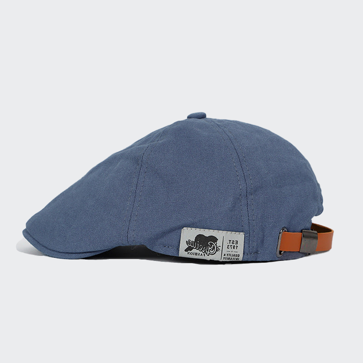 Casquette Plate Classique en Laine - Solution Élégante pour Cheveux Clairsemés