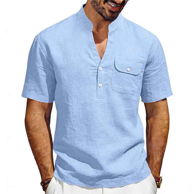 Jean et Marcel™ | Chemise Homme Élégante avec Poche Poitrine