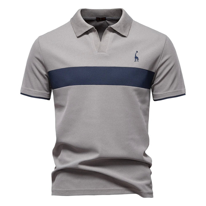 J&M Paris™ | Polo pour Hommes avec Blocs de Couleur