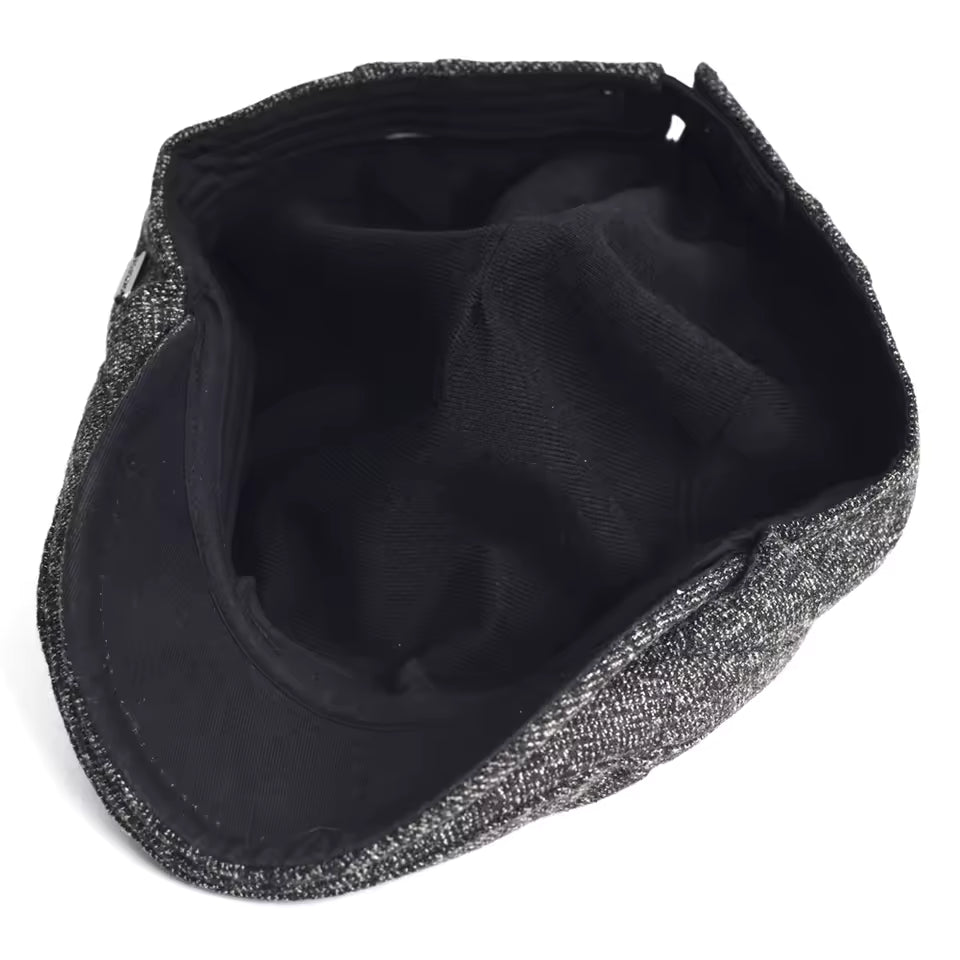 Casquette Plate Héritage en Laine Épaisse