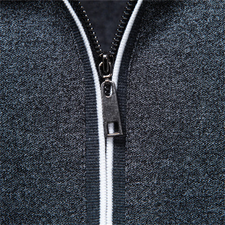 J&M Paris™ | Polo Élégant pour Hommes avec Fermeture Éclair