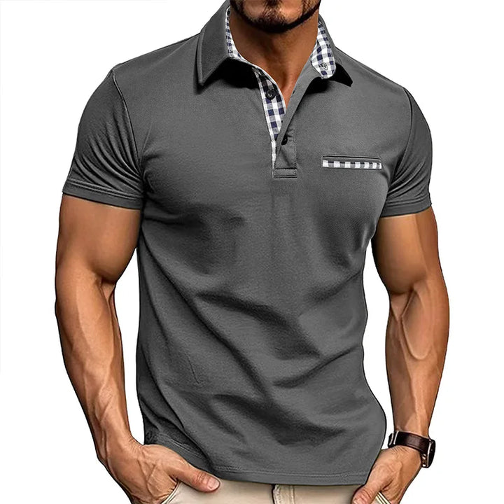 Jean™ | Polo Homme Élégant Avec Détails