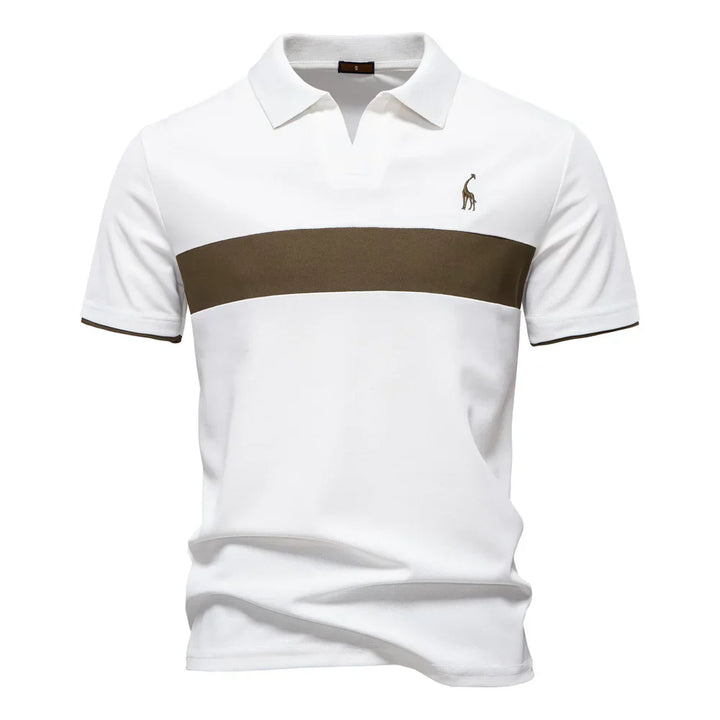 J&M Paris™ | Polo pour Hommes avec Blocs de Couleur