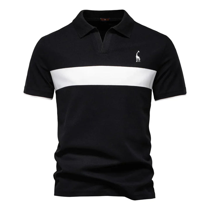 J&M Paris™ | Polo pour Hommes avec Blocs de Couleur