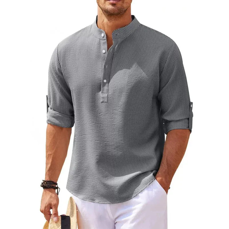 Jean ™ | Chemise d’Été Décontractée à Boutons