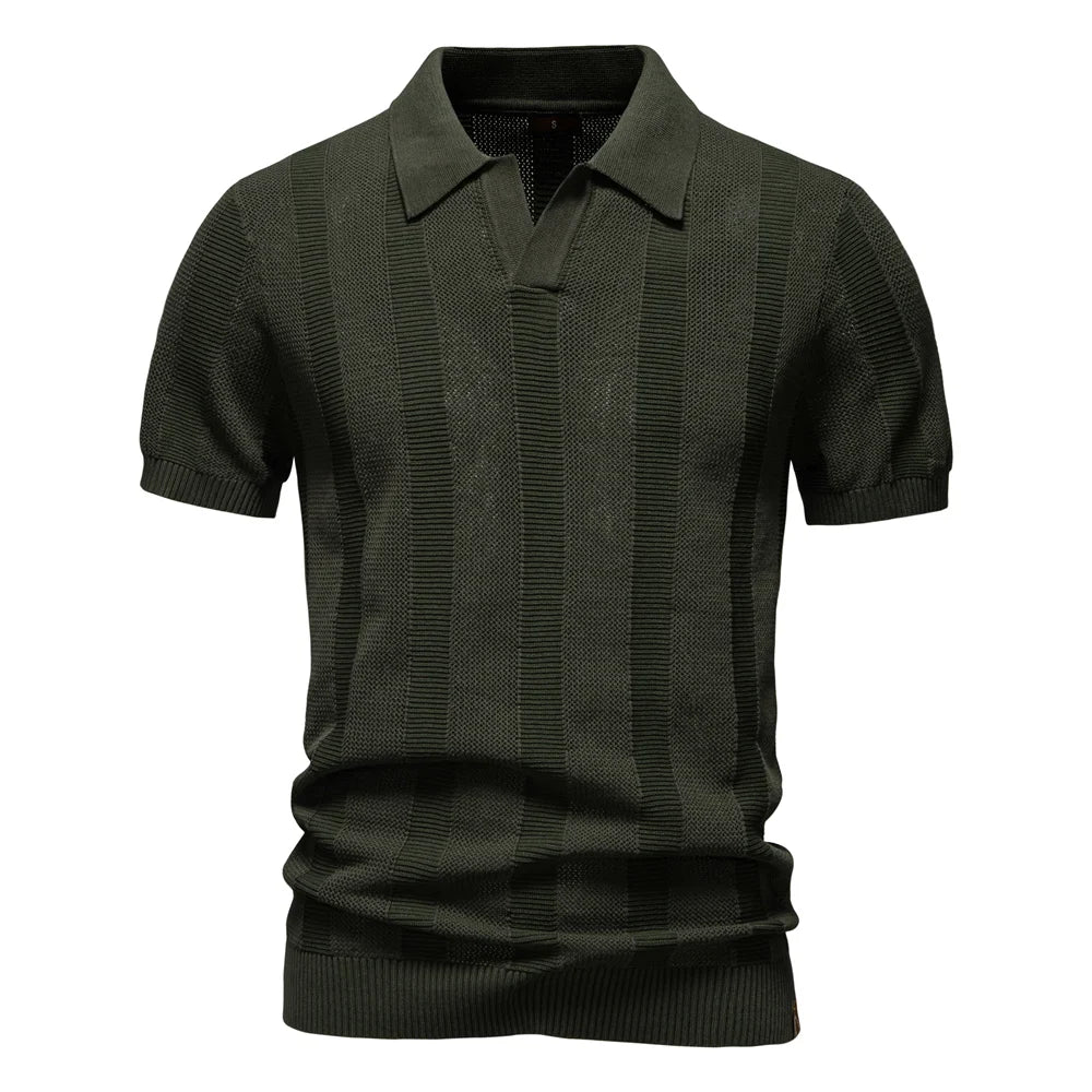 J&M Paris™ | Polo Rayé Élégant