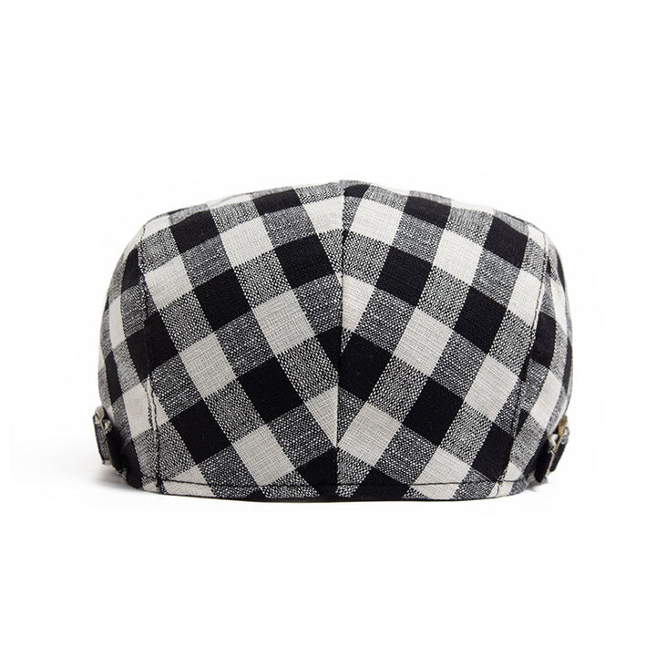Casquette à carreaux Vichy