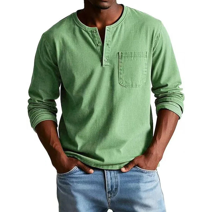 Thomas™ | Chemise Henley Vintage pour Homme