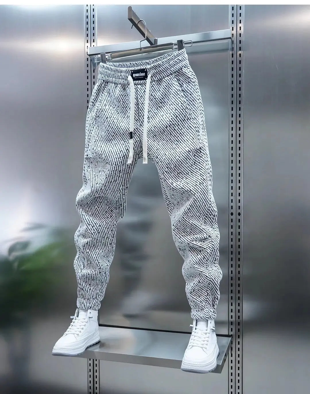 Jean et Marcel™ | Pantalon Décontracté à Motif Moderne
