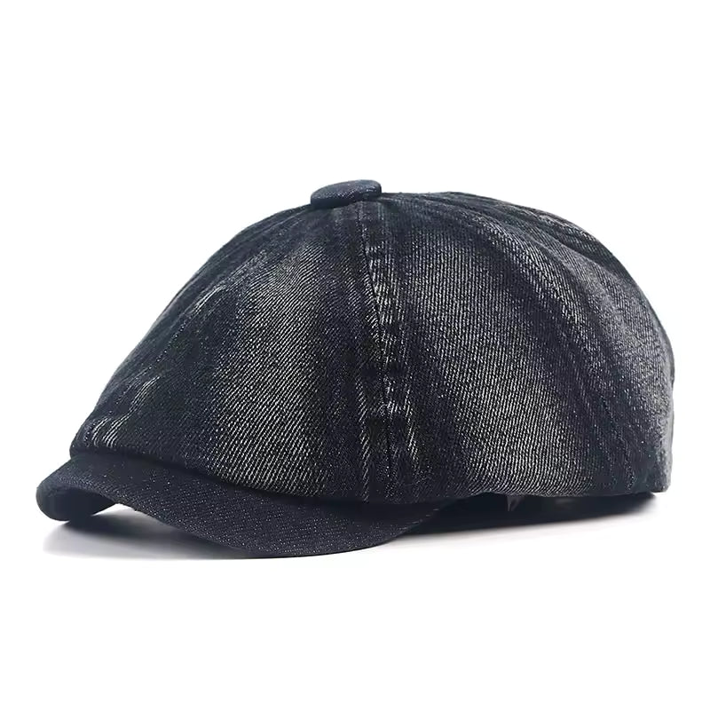 Casquette gavroche en denim