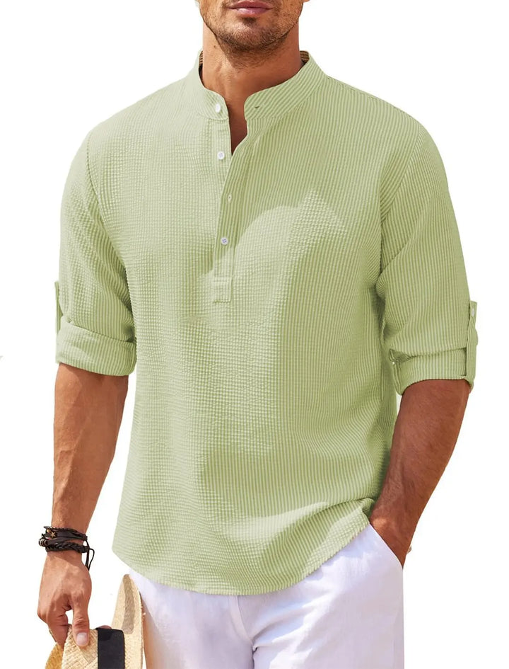 Jean ™ | Chemise d’Été Décontractée à Boutons