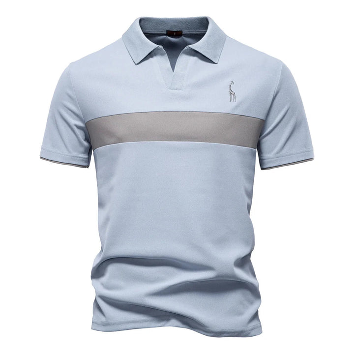 J&M Paris™ | Polo pour Hommes avec Blocs de Couleur