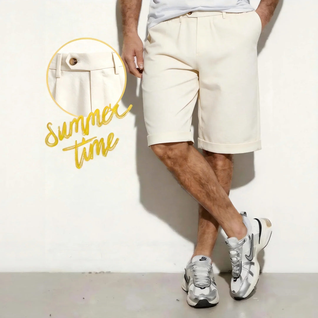 Jean™ | Short homme en coton avec taille élastique.
