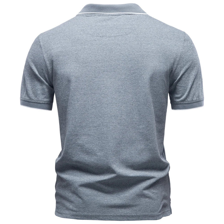 J&M Paris™ | Polo Élégant pour Hommes avec Fermeture Éclair