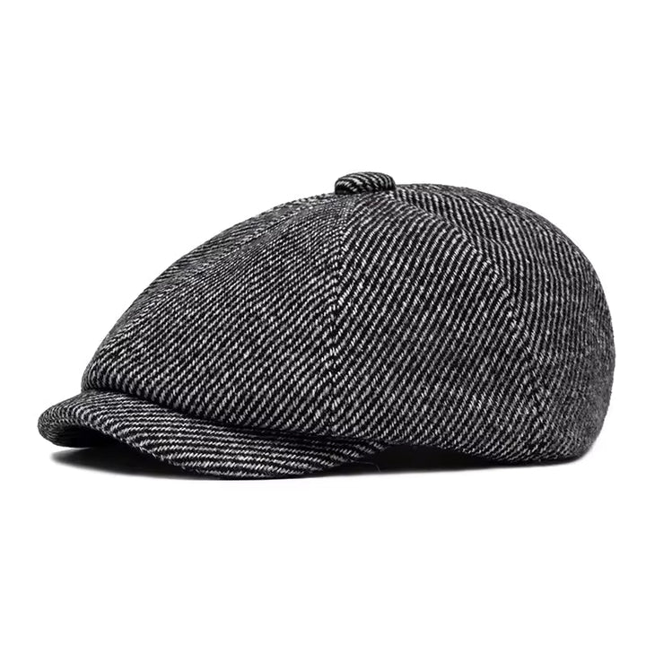 Casquette Gavroche en Tweed Épais Traditionnel