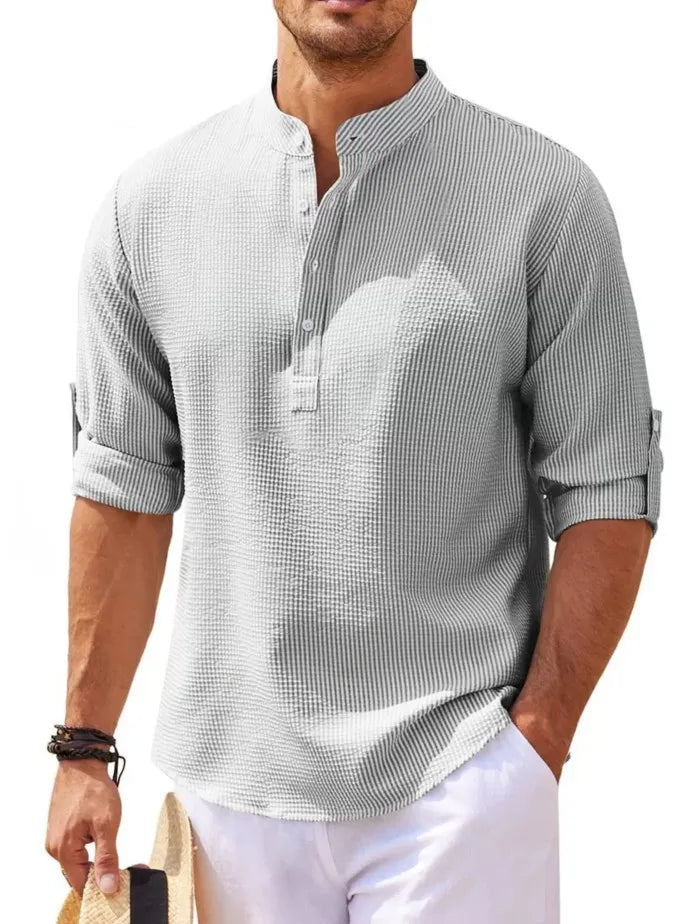 Jean ™ | Chemise d’Été Décontractée à Boutons