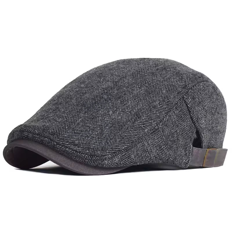 Casquette Plate Héritage en Laine Noble