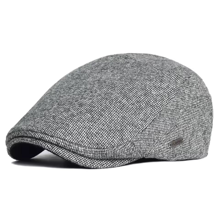 Casquette Plate Héritage en Laine Épaisse