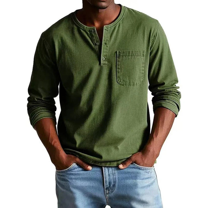 Thomas™ | Chemise Henley Vintage pour Homme