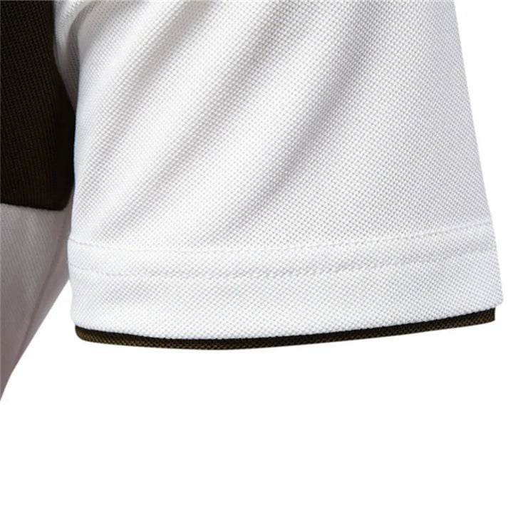 J&M Paris™ | Polo pour Hommes avec Blocs de Couleur