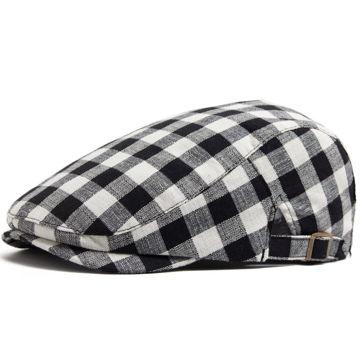 Casquette à carreaux Vichy