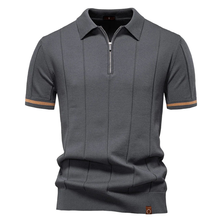 J&M Paris™ | Polo pour Hommes avec Fermeture Éclair