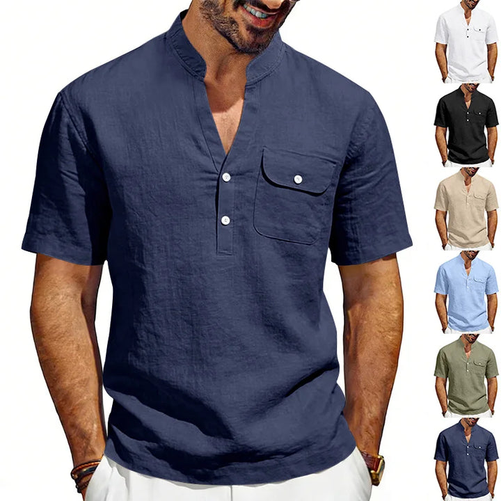 Jean et Marcel™ | Chemise Homme Élégante avec Poche Poitrine
