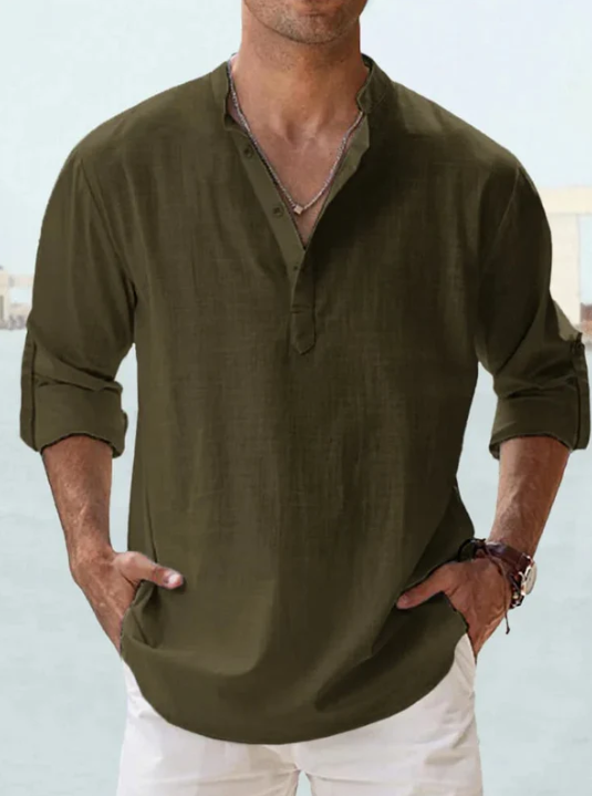Jean et Marcel™ | Chemise en Lin Respirante pour Homme