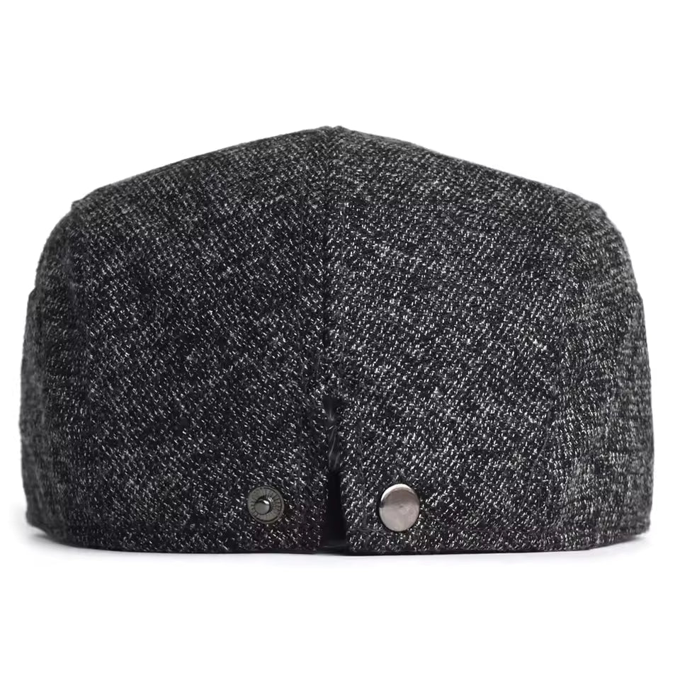Casquette Plate Héritage en Laine Épaisse