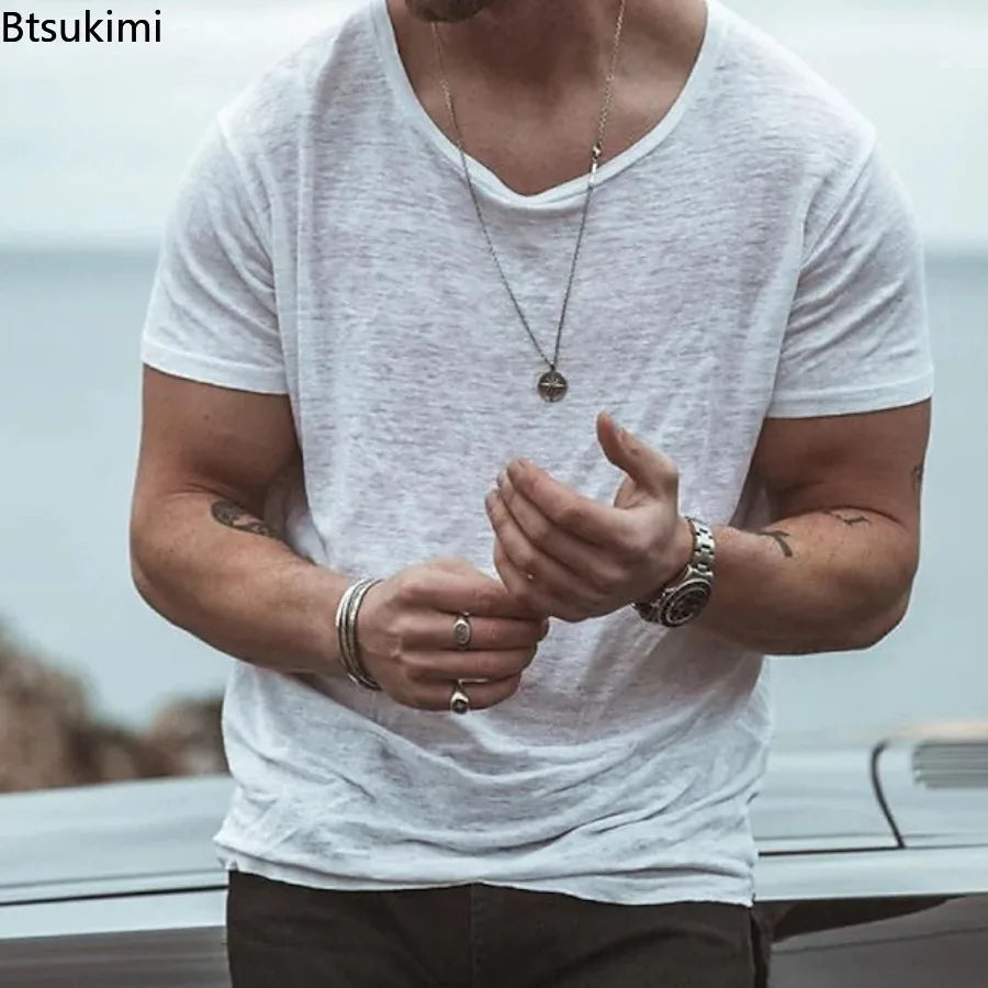 Jean et Marcel™ | T-shirt homme robuste à col rond