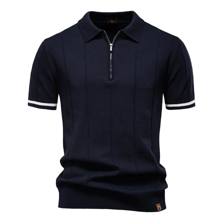 J&M Paris™ | Polo pour Hommes avec Fermeture Éclair