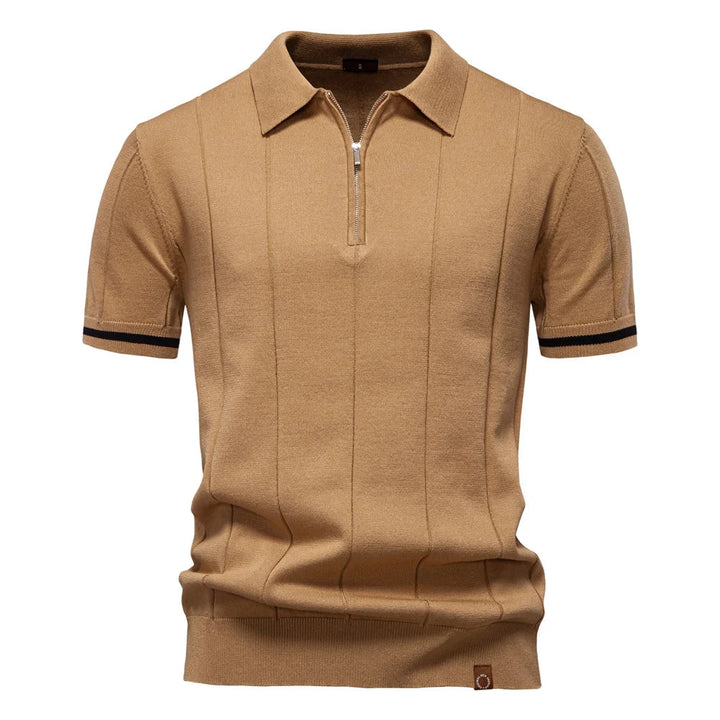J&M Paris™ | Polo pour Hommes avec Fermeture Éclair