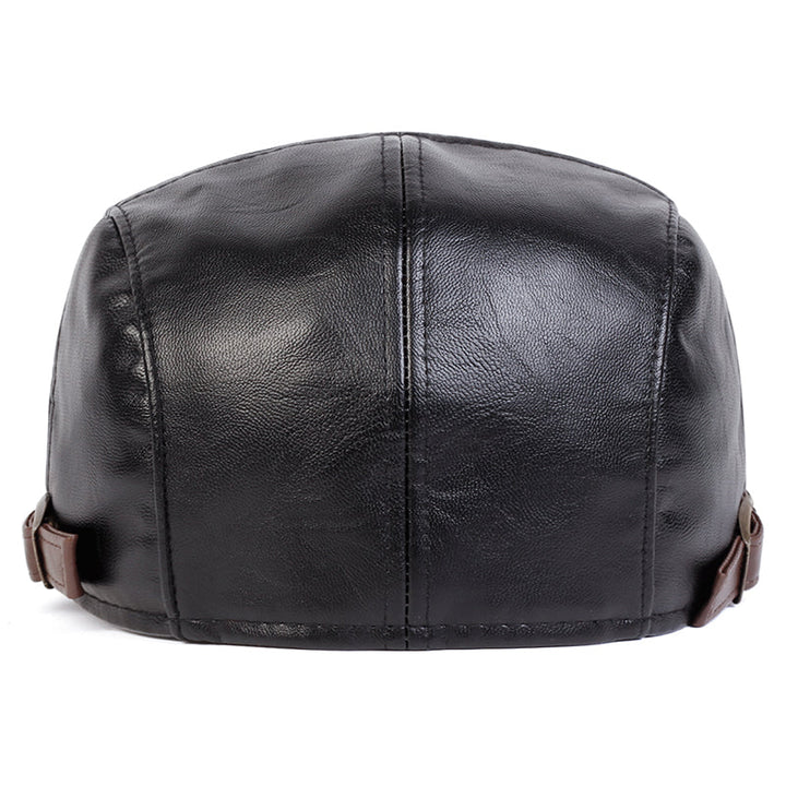 Casquette de conducteur en cuir
