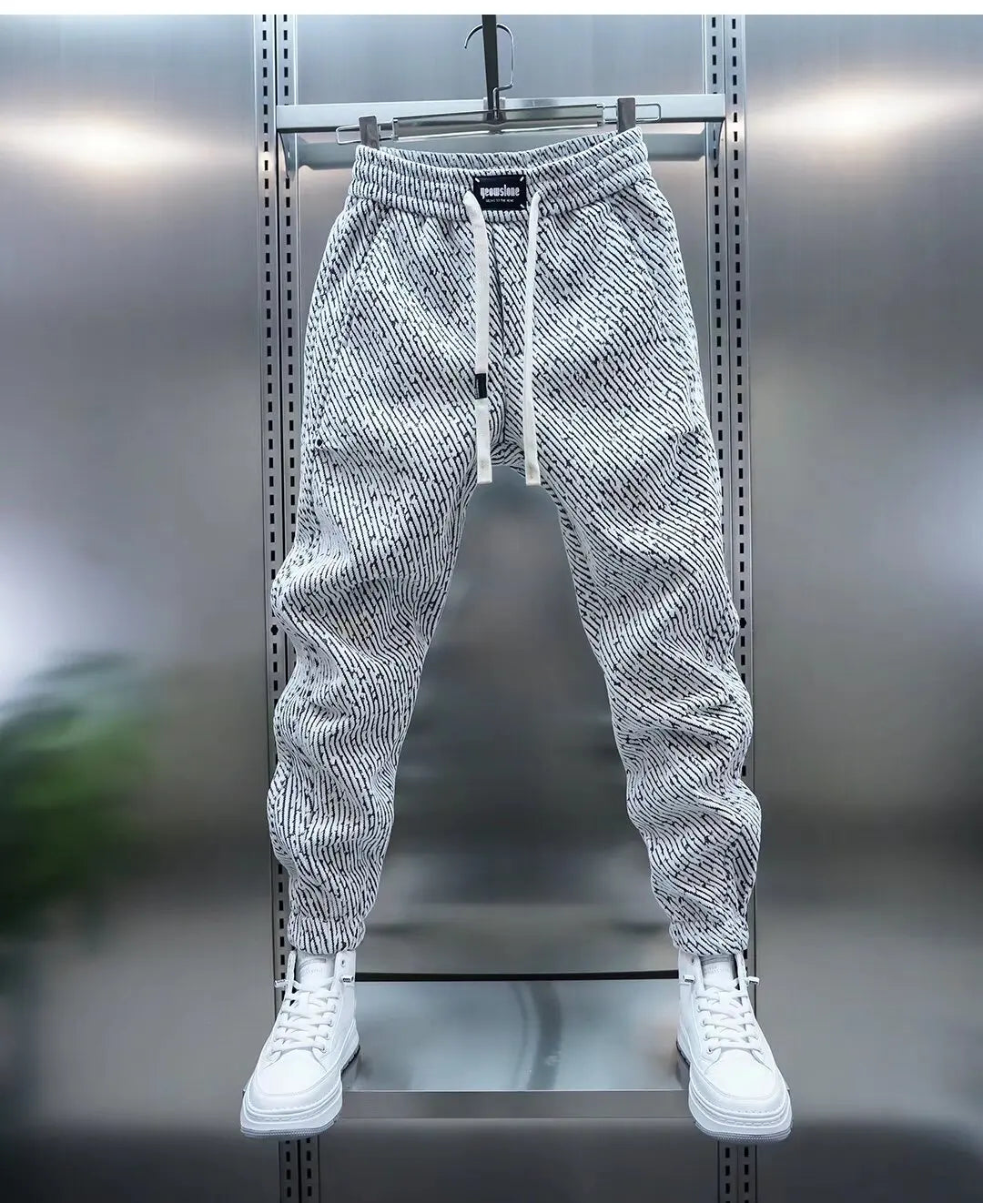 Jean et Marcel™ | Pantalon Décontracté à Motif Moderne