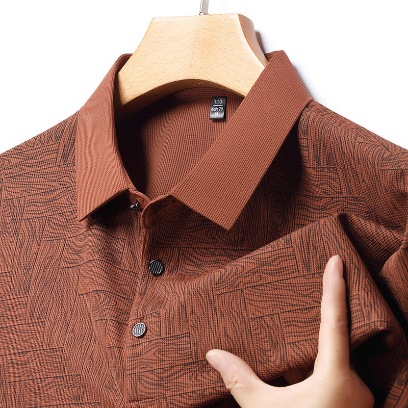 Jean et Marcel™ | Polo Élégant Pour Homme Avec Motif Subtil