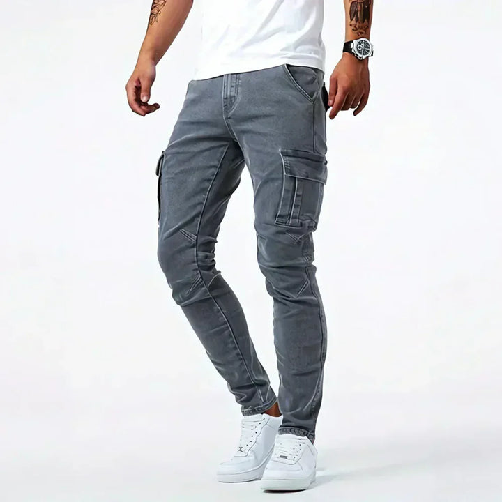 Antoine™ | Jean Cargo en Denim pour Homme