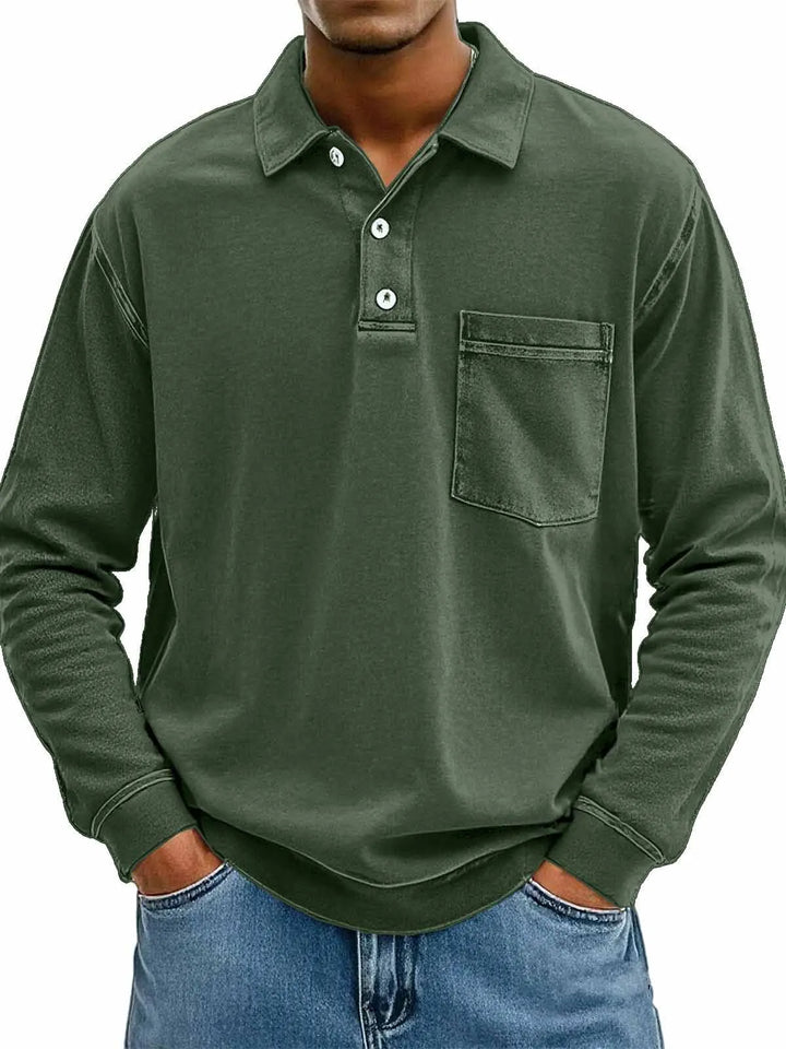 Jean™ | Polo pour Homme avec Poche Poitrine